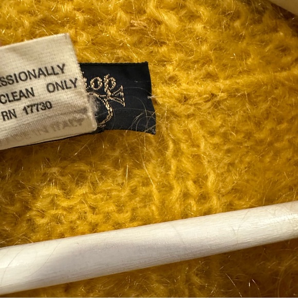 Country Shop Women's Vintage Mohair button Front Sweater - Picture 4 of 6